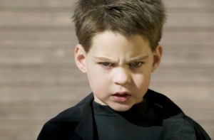 Close Up of a Boy with Attitude